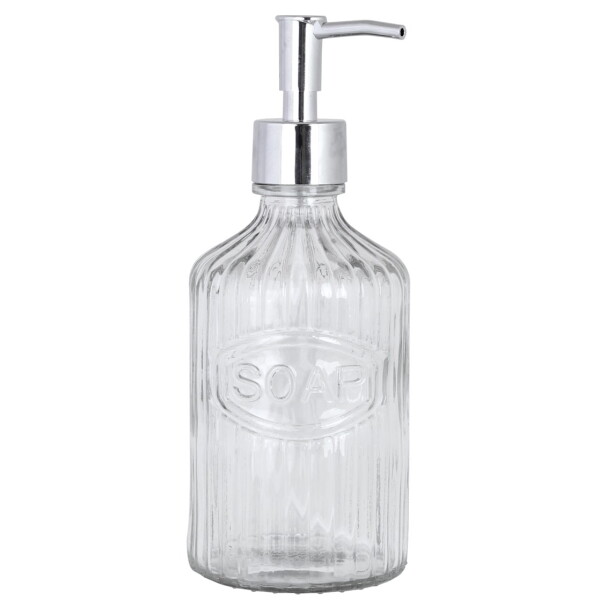 Strömshaga Sklenený zásobník na mydlo Clear