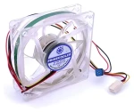 Primecooler PC-L8025L12CMA/WHITE biela / Ventilátor / 80x80x25mm / 3pin / 3000 RPM / LED (PC-L8025L12CMA/WHITE)