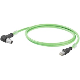 Weidmüller IE-C6EL8UG0030XCAU40-E dátový zástrčkový konektor pre senzory - aktory, 2485600030, piny: 8, 3.00 m, 1 ks; 2485600030