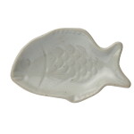 Ib Laursen Kameninový tanierik Fish krémová