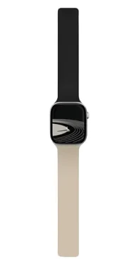 Moft Snap Duo bielo-čierny / Remienok / Silikónový / Apple Watch 1-11, SE-SE3, 38-42mm (MD025-1-42-JTBKBHWT)