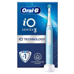 Oral-B iO3 Ice Blue / Elektrická zubná kefka / magnetické iO / 3 režimy / senzor tlaku (8006540731321)