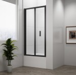 POLYSAN - DEEP BLACK sprchové dvere skladacie 1000x1650, číre sklo MD1910B