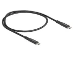 DeLock / Kábel / USB-C (M) - USB-C (M) / 100 W PD 3.0 / 50 cm / E-marker (80023)