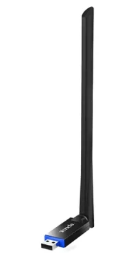 Tenda U10 / USB Wi-Fi adaptér / 802.11ac / 2,4 a 5 GHz / 650 Mbps / anténa 6 dBi (75011845)