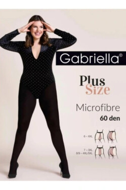 Silné pančuchy clasic MICRO 60 PLUS SIZE-7 nero 7