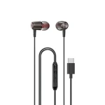 Dudao X1 PROT drôtové slúchadlá do uší čierna / s mikrofónom / USB-C / kábel 1.2 m (164544)
