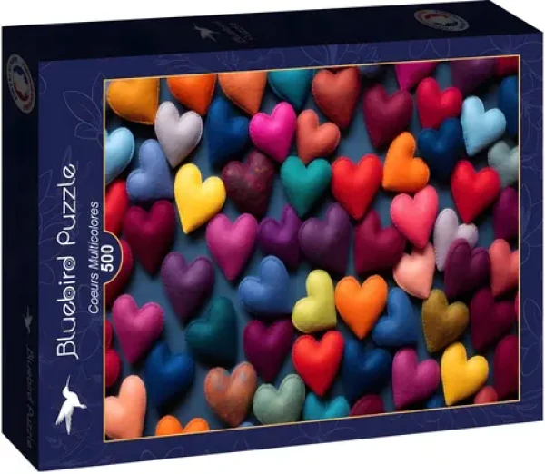 BlueBird Puzzle Farebné srdcia