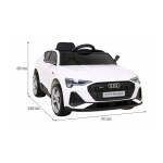 Mamido Elektrické autíčko Audi E-Tron Sportback 4x4 biele