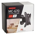 Maclean MC-670 / Nástenný držiak pre TV / 13-27" / VESA 100x100 / nosnosť 20 kg (MC-670)