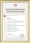 Walther Trendstyle 21x29.7 Plastový foto rám zlatá DIN A4 (KP130G)