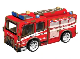 2KIDS TOYS 3D drevená skladačka Hasičské auto