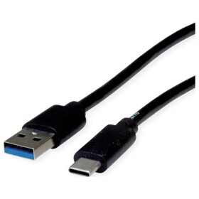 Roline recycled material 11.45.9010 USB 3.0 USB kábel kábel 0.5 m čierna 1 ks; 11.45.9010