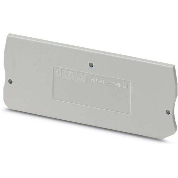 End cover D-PT 2,5-TWIN-MT 3211317 Phoenix Contact; 3211317