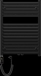 MEXEN/S - Hades radiátor + vykurovacia tyč 800 x 600 mm, 600 W, čierna W104-0800-600-2600-70