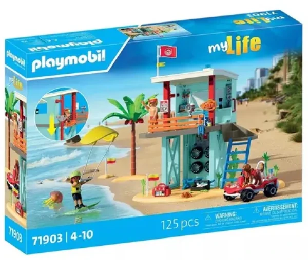 Playmobil® My Life 71903 Veža pobrežnej hliadky s buginou
