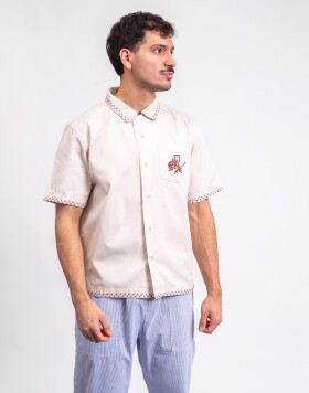 Service Works Border Shirt OFF WHITE S