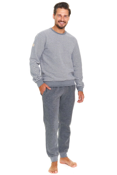 Pánske pyžamo 5248 tmavosivé - Doctornap šedá M