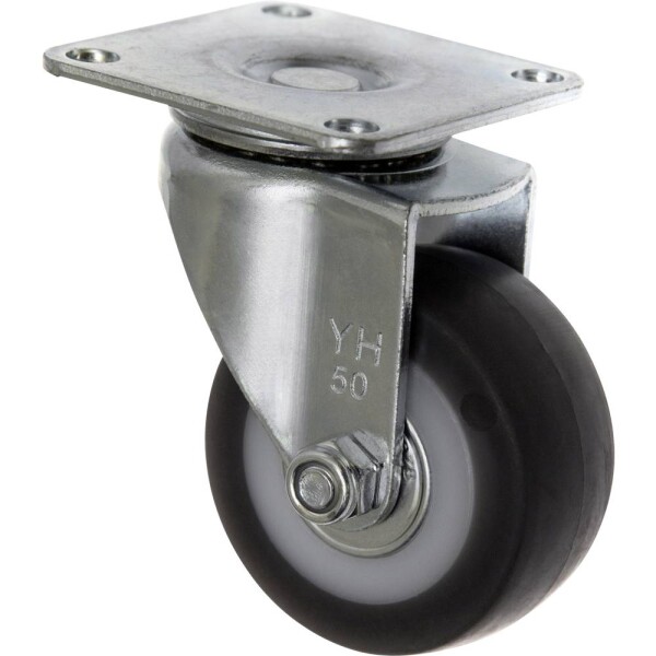 TOOLCRAFT TO-5137866 Otočné koliesko s naskrutkovacou doskou 50 mm TPR Nosnosť (max.): 50 kg; TO-5137866