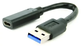 Adaptér USB 3.1 typ A(M) - USB-C(F) 10 cm / Redukcia (A-USB3-AMCF-01)