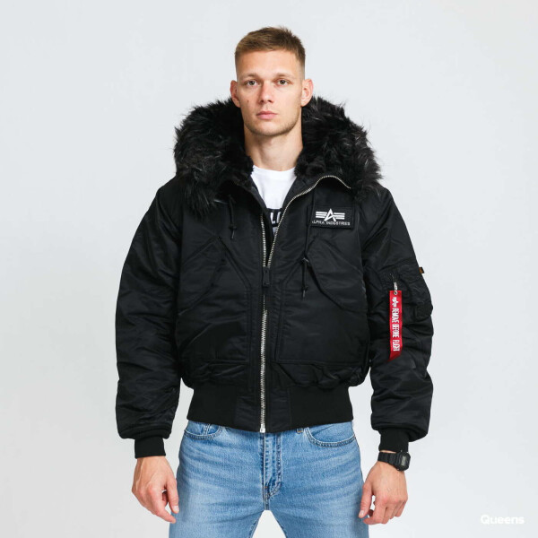 Bunda Alpha Industries 45P Hooded Custom Black XL