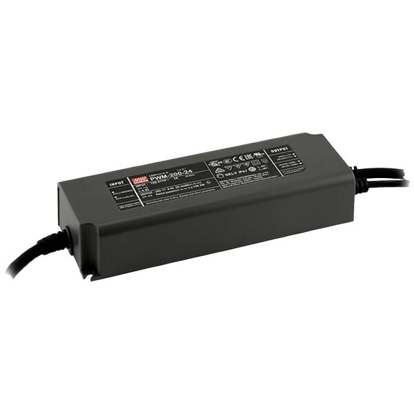 MEAN WELL PWM-200-12DA2 napájací zdroj pre LED 180 W 15 A stmievateľný; PWM-200-12DA2