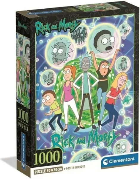 Clementoni Puzzle Rick Morty: Multivesmírna koláž