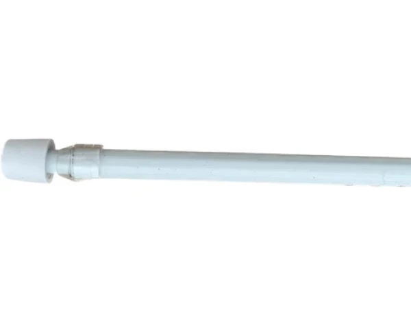 Vitrážna tyčka vzperná Easy 40-70 cm, guľatá biela%