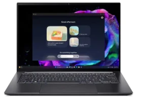 Acer Swift X 14 SFX14-73G-990T strieborná / Notebook / 14,5" 2880x1800 OLED Touch / Intel Core Ultra 9 285H / 32GB (NX.J81EC.001)