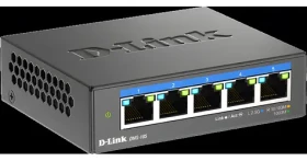 D-Link DMS-105/E / Switch / 5 portov / 2,5 Gbps / Fanless / QoS