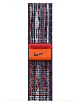 Apple Watch Nike Sport Loop 40mm Blue/Red / remienok pre Apple Watch / 130-190 mm (MC1J4ZM/A)