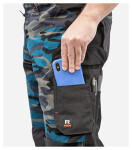 Vertex Camo pracovné nohavice pánske maskáčové benzínové 60