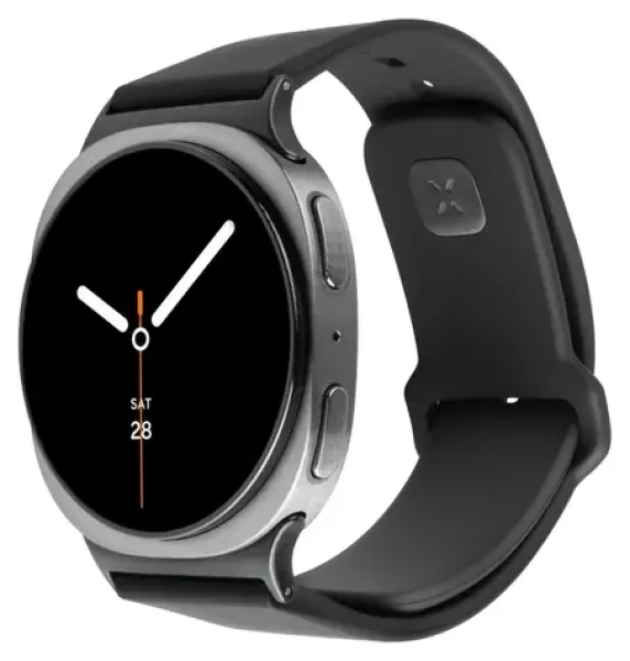 FIXED Silicone Sporty Strap pre Samsung Galaxy Watch 8 čierny / Remienok / silikón / rýchloupínací systém / 2 veľkosti