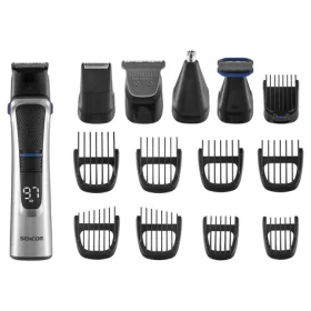 Sencor SHP 8500BK čierna / Multifunkčný zastrihávač / 14 nástavcov / 1-16mm (8590669381043)