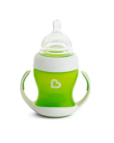 Munchkin - Hrnček pre prvé dúšky 118 ml - zelená / od 4 mesiacov (5019090517850)
