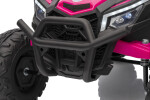 Mamido Mamido Elektrické autíčko Buggy Madman ružové | UTV-MX 4x4 | EVA kolesá | 12V 10Ah | EKO koža