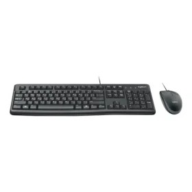 Logitech Desktop MK120 UK čierna / Klávesnica a myš / UK verzia / USB (920-002552)