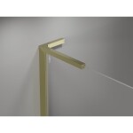 MEXEN/S - Mist L Duo sprchovací kút dvere krídlové 110 x 110, transparent, zlato 8A4L-110-110-50-00