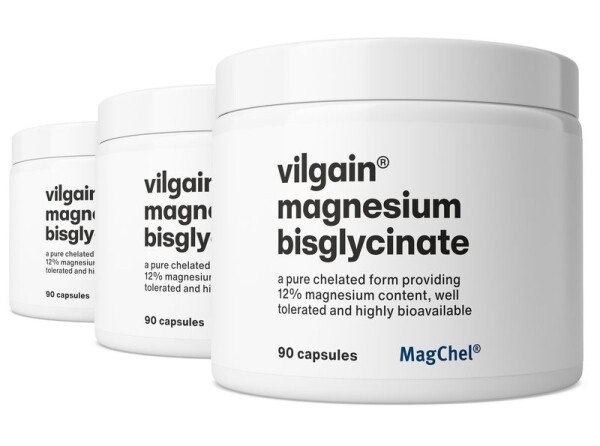 Vilgain Magnézium bisglycinát – 3× 90 kapsúl