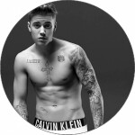 Jedlý papier Justin Bieber s tetovaním 19,5 cm - Pictu Hap - Pictu Hap