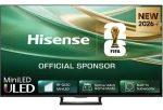55" Hisense 55E8S čierna / UHD / QLED / 144Hz / HDMI / USB / CI+ / LAN / Wi-Fi / DVB-T2CS2 / 40W repro (6942351434582)
