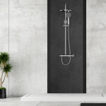 INVENA - Sprchový stĺp STONE PLUS, chróm AU-P3-001-V