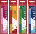Faber-Castell Grafitová ceruzka Grip Jumbo Two Tone / Tuha HB / Trojhranná / 2 ks (0040/5170930)