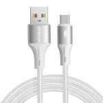 Joyroom SA25-AC3 Nabíjací kábel USB-A (M) - USB-C (M) 3A 2.0m biela (SA25-AC3 2m White)