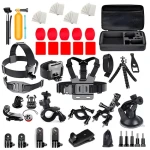 Hurtel Sada príslušenstva 63v1 pre akčné kamery / Sada príslušenstva / GoPro / DJI / Insta360 / SJCAM / Eken (9145576245958)