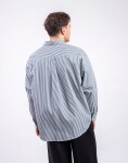 Carhartt WIP L/S Daldry Shirt Daldry Stripe, Office Blue L