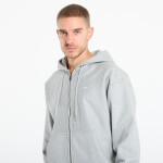 Mikina Nike Solo Swoosh Men's Full-Zip Fleece Hoodie Dk Grey Heather/ Lt Smoke Grey/ White L