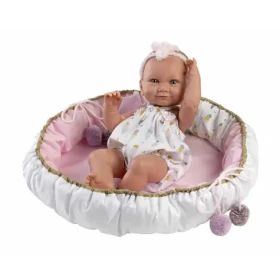 Llorens 73806 NEW BORN HOLČIČKA - realistická bábika bábätko s celovinylovým telom - 40 cm