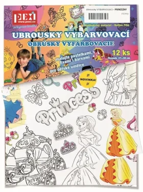 Pexi Vyfarbovacie obrúsky - Princezné