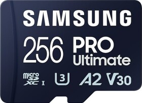 Samsung Micro SDXC PRO Ultimate 256GB + USB adaptér / UHS-1 / Class 10 / U3 / Čítanie: 200MBps / Zápis: 130MBps (MB-MY256SB/WW)